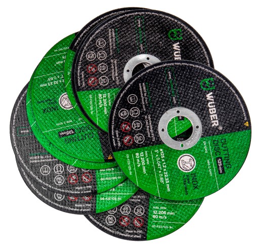KOVOVÉ REZNÉ KOTÚČE 125x1,2 mm SADA 10 ks