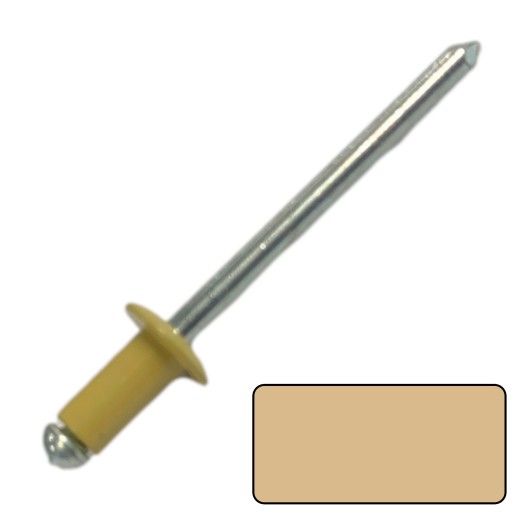 SLEPÉ NITY 4X8mm - FARBA RAL1001 - 10KS