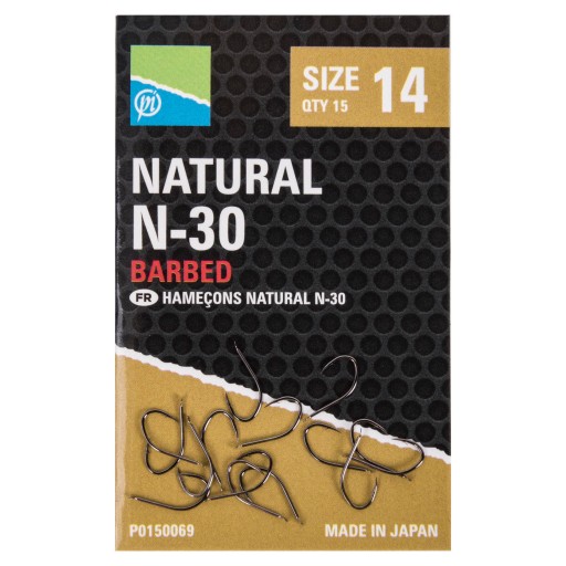 Ostnaté háčiky Preston Natural Hooks, veľkosť 16