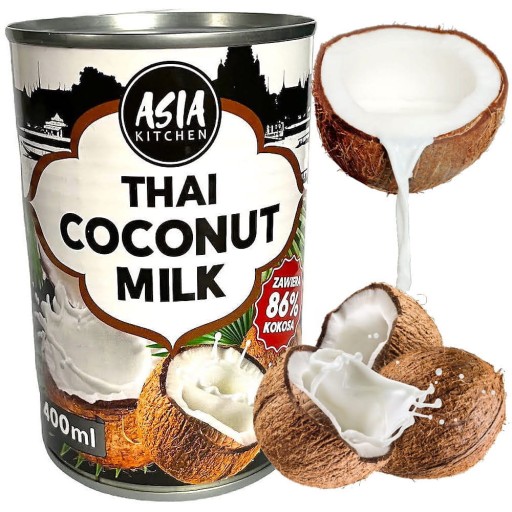 Thajské kokosové mlieko Thajské kokosové mlieko pre Cura 400 ml ASIA KUCHYŇA