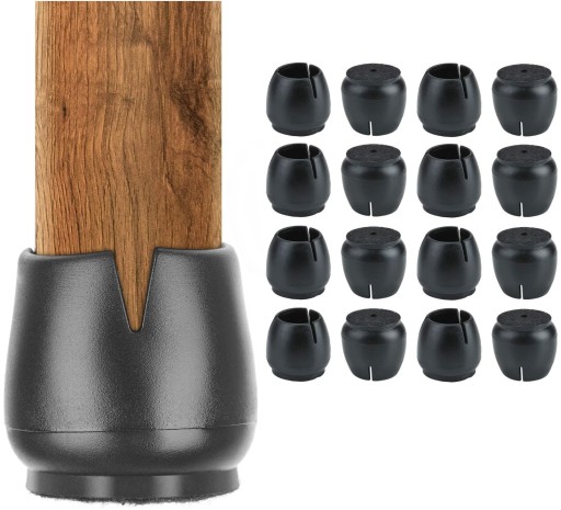 16x nožičky stolovej stoličky 17-21mm