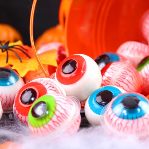 Trolls Foam Jelly Eyes HALLOWEEN z Nemecka, balenie 6 ks DE