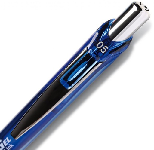Gélové pero PENTEL ENERGEL BLN-75 modré x2