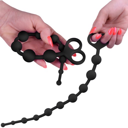 PLÁNO S 10 ANÁLNYMI A VAGINÁLNYMI loptičkami, 34 cm