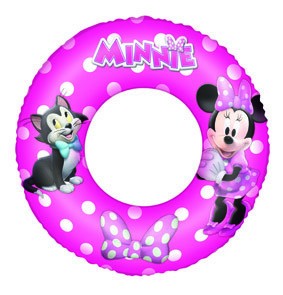 MINI MOUSE nafukovací kruh Minnie 56cm matrac na kúpanie pre dievčatko