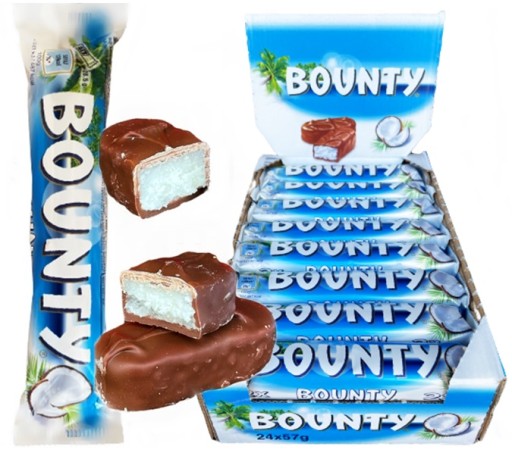 BOUNTY tyčinka kokosová čokoláda 57g