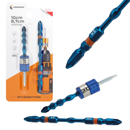 BIT Magnetické bity s dorazom PH2, 2 kusy