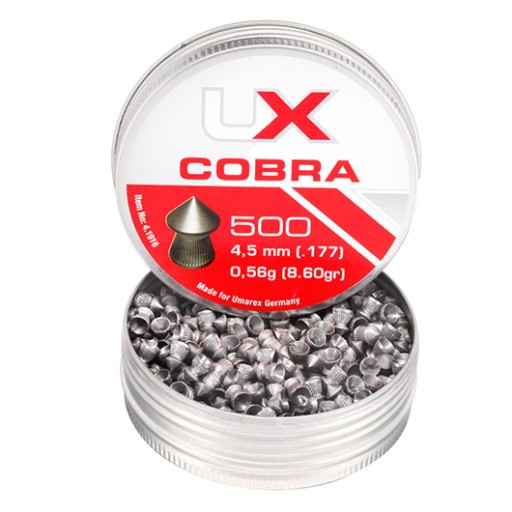 UMAREX DIABOLO Cobra Pointed Rebred 4,5 / 500 peliet