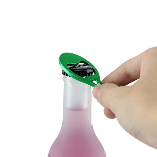 Hliníková kľúčenka na otváranie fliaš na uzávery fliaš