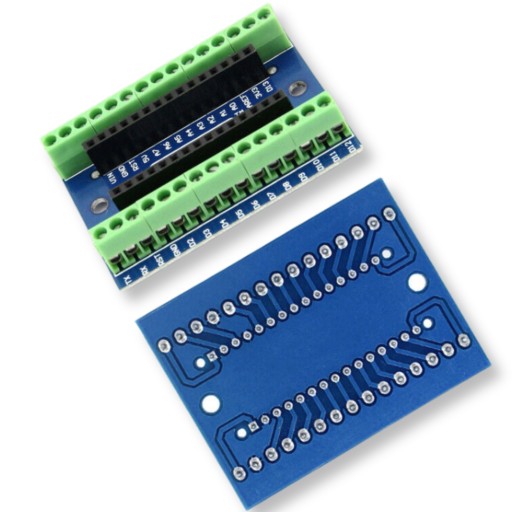 Adaptér kompatibilný s Arduino NANO IO Shield terminálom 30x rozširujúca doska ARK