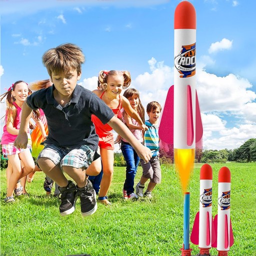 SADA 6 PIENOVÝCH rakiet PRE DETI PRE KATAPULTOVÚ ZÁBAVU V ZÁHRADE