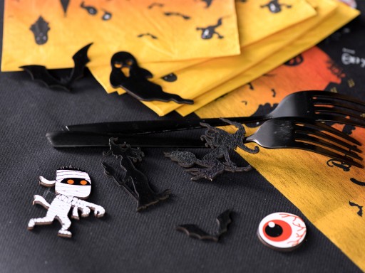 Halloweenske konfety Haunted House 10 ks.