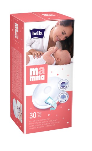 BELLA MAMMA Dojčiace podložky s lepidlom 30 ks.