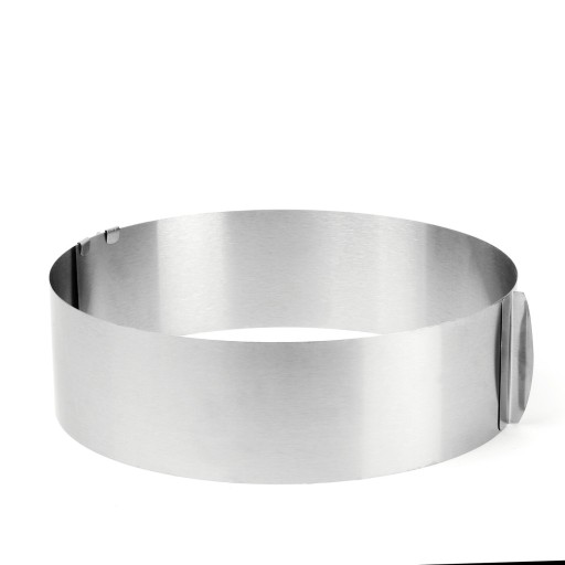 Nastaviteľný BAND RÁM NA TORTU 16-30cm CAKE RING forma na piškóty