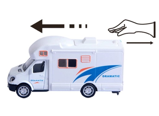 Karavan, kempingové auto, kovové, 50-te roky