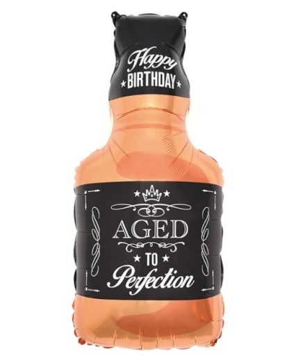 WHISKEY fóliový balón Stag party Birthday 48x93 cm