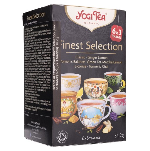 Organický čajový set Finest Selection 34,2 g Yogi Tea