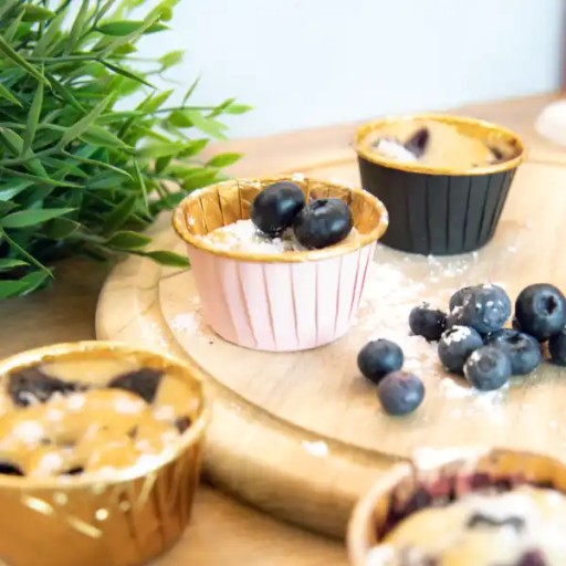 Košíčky na muffiny, košíčky na muffiny, ČIERNA, 20 ks