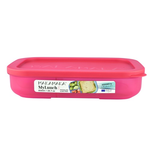 RAŇAJKY Lunchbox ružový 850 ml na chlebíčky