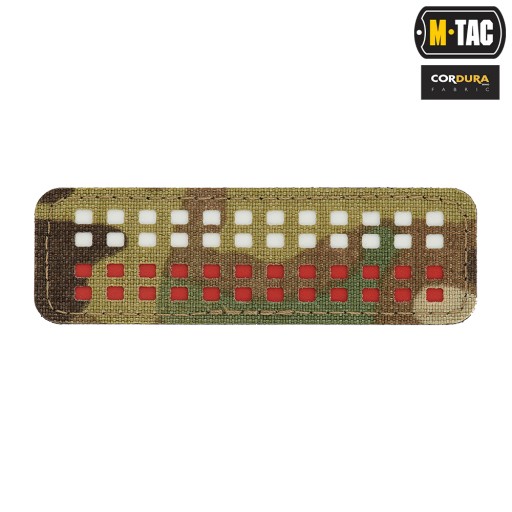 VELCRO NÁŠIVKA POLISH FLAG MINI Štvorcový laserový rez 25x80 M-TAC MULTICAM