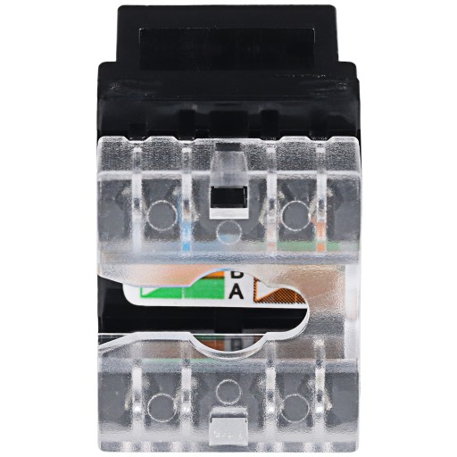 Keystone Modul RJ-45 LAN zásuvka CAT.6 čierna