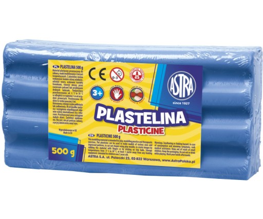 ASTRA plastelína 500g MODRÁ