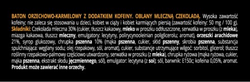 GBS orechovo-karamelová tyčinka