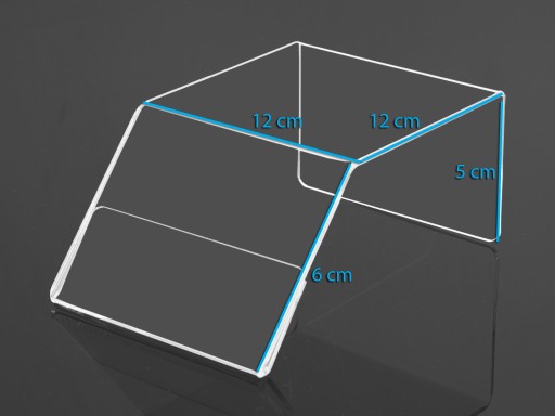 PLEXI STOJAN NA ŠPERKY, KAMEŇ 12cm