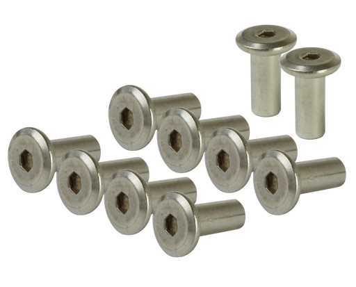 Spojovacia matica, typ Ericson, nehrdzavejúca oceľ, plochá hlava M5 x 12 mm