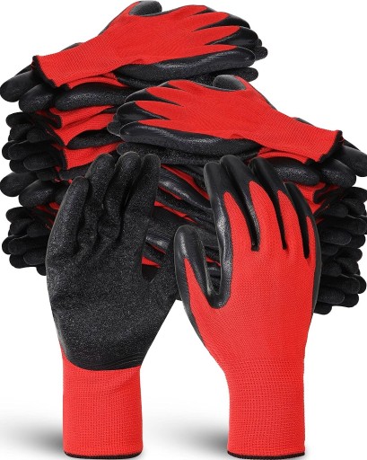 ODOLNÉ PRACOVNÉ RUKAVICE veľkosť 10 LATEXOVÉ balenie 10 PÁROV