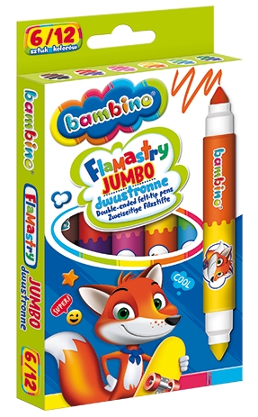 BAMBINO OBOJSTRANNÉ fixky - 6/12 farieb fixky