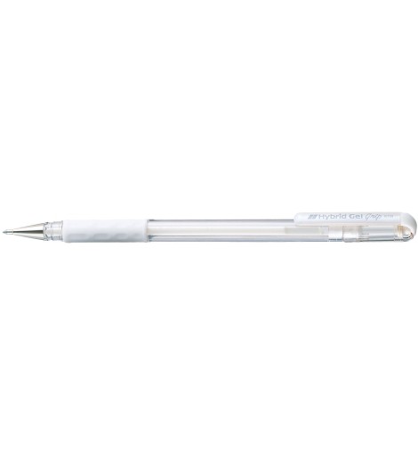 Pentel 0,8 mm K118-W gélové pero, biele