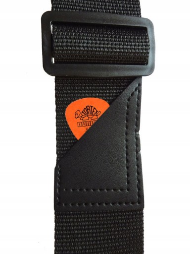 Čierny gitarový popruh ALICE A040-LB