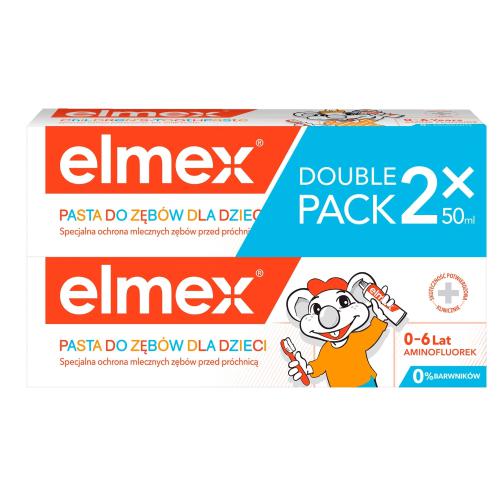 ELMEX Zubná pasta pre deti 0-6 rokov DUOPACK - 2x50 ml