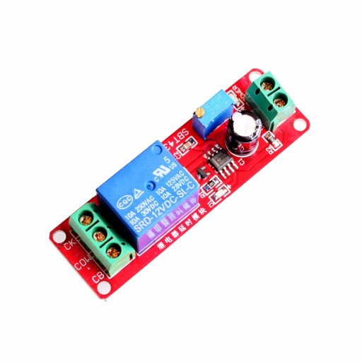 ČASOVÝ MODUL NE555 ONESKOROVACIE RELÉ 12V 10A
