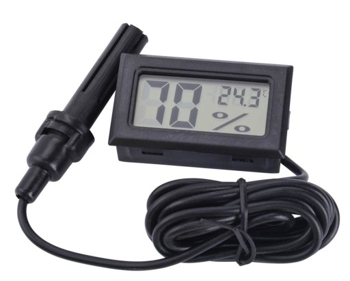 Digitálny elektronický teplomer vlhkomer so sondou