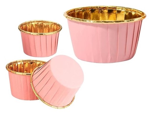 MUFFIN LINERS formičky na košíčky DECORATIONS narodeninové RUŽOVÉ 20 ks