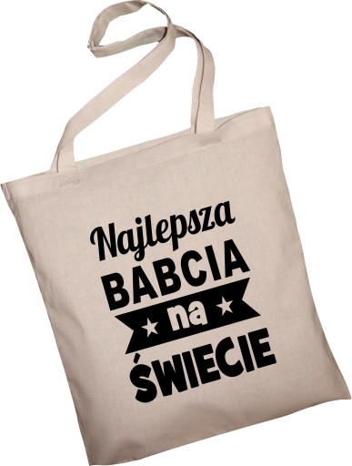 EKO BAVLNA TAŠKA NA RAMENO NÁKUPNÝ DARČEK KU DŇU STARÝCH RODIČOV 488