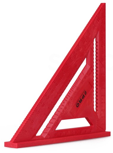 CARPENDER'S ANGLE PRO DIVISION PROTRACLATOR VEĽKÝ 180 mm