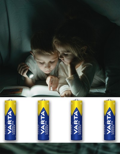 ALKAICKÁ BATÉRIA AA 1,5 LR6 Varta LONGLIFE POWER