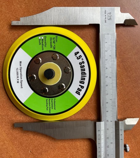 Brúsny kotúč na suchý zips 110mm 5/16