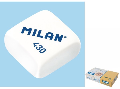 MILAN SYNTETICKÁ GUMA Štvorcová 430 NA ceruzku