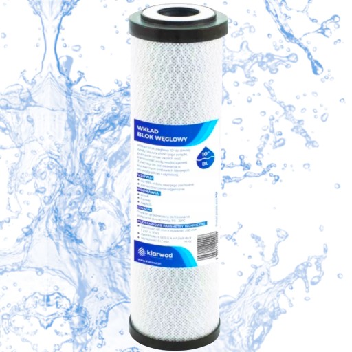 KLARWOD BL10 FILTER VODY UHLÍKOVÝ BLOK 10