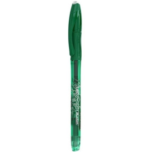 BiC Gelocity Illusion zmazateľné pero, zelené