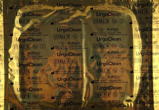 Obväz URGOCLEAN 10x10cm čistí ranu, 1ks