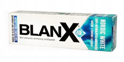 BlanX Nordic White bieliaca zubná pasta 75 ml