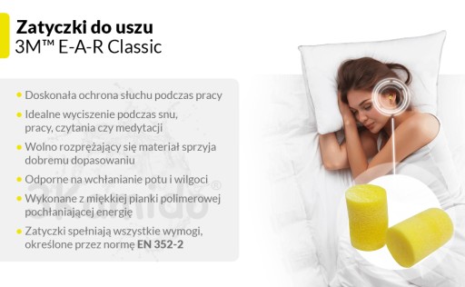 EARCH CLASSIC 3M štuple 1 PÁR KRABIČKA