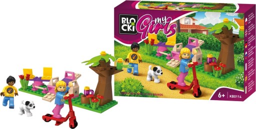 Klocki Blocki MyGirls WALK IN THE PARK 81 kusov KB 0114