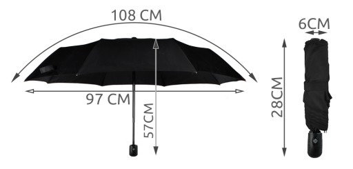 Dáždnik Automatický Slim Cover na dáždnik