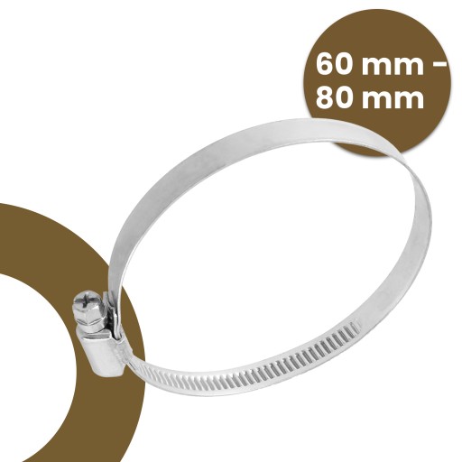 Skrutková svorka CLAMP CLAMP 60-80 mm Kov Oceľ TWISTED Svorka